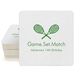 Tennis Square Coasters Image 1 of 2